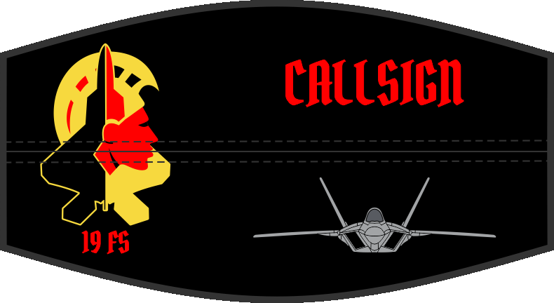 19 FS Visor Cover, Hickam AFB