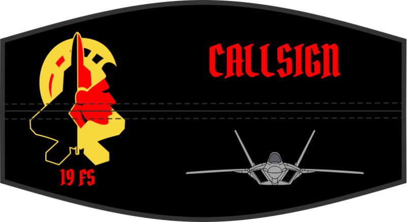 19 FS Visor Cover, Hickam AFB