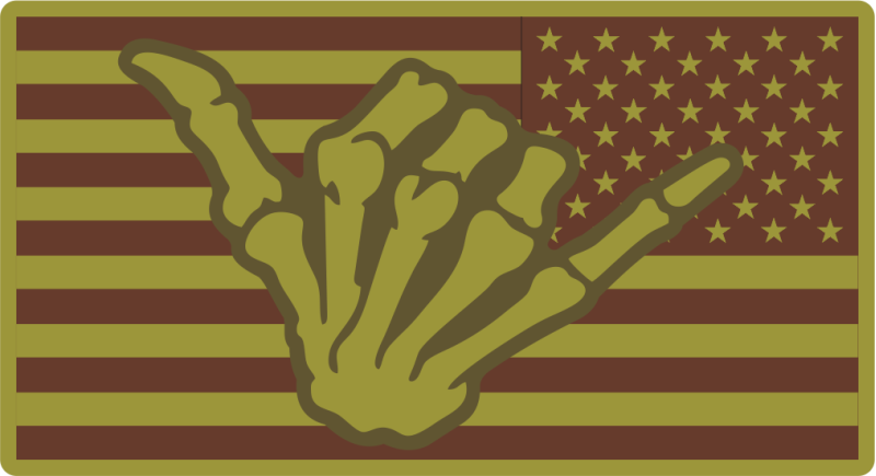 15 AMXS Reverse American Flag OCP Patch