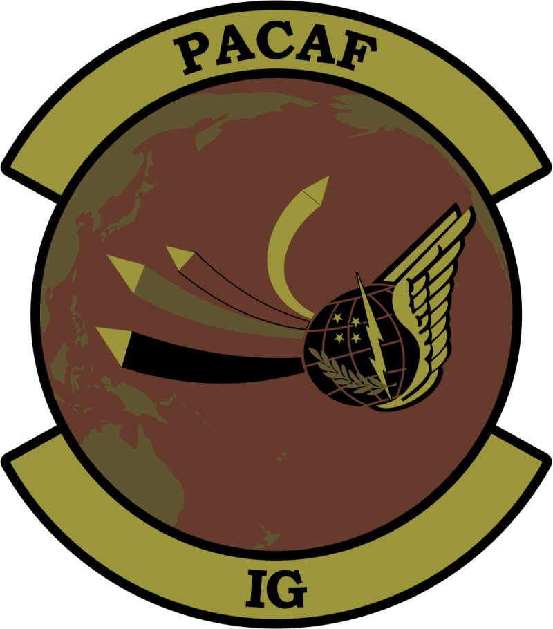 HQ PACAF IG Inspector General OCP Patch
