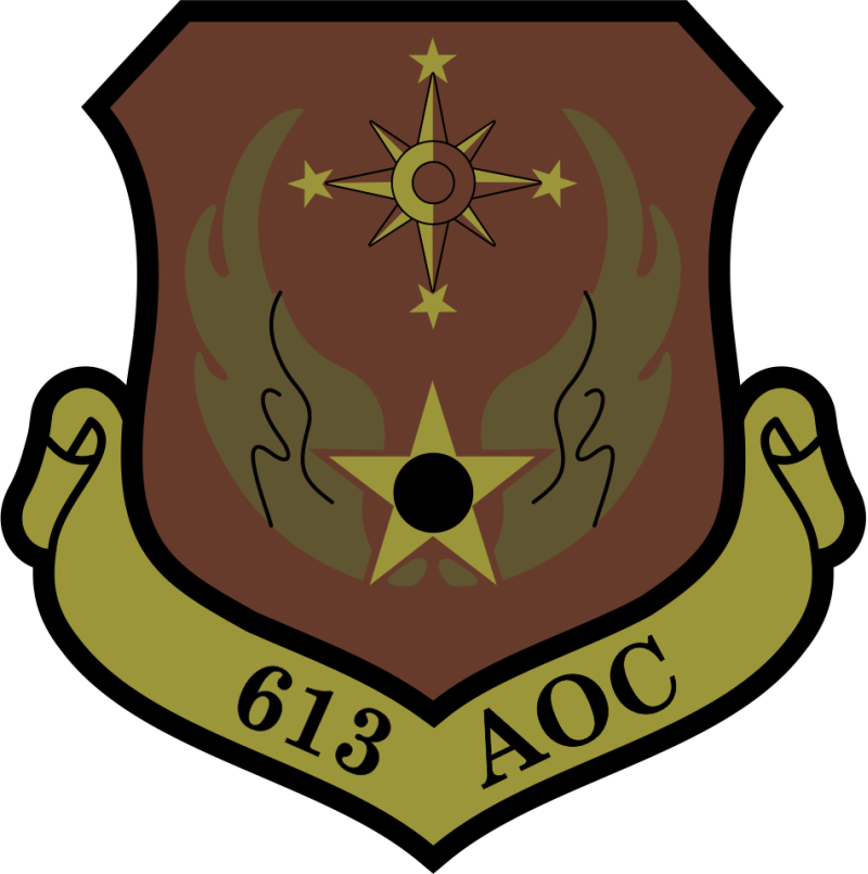 613 AOC Compass Rose, Four Stars OCP Patch