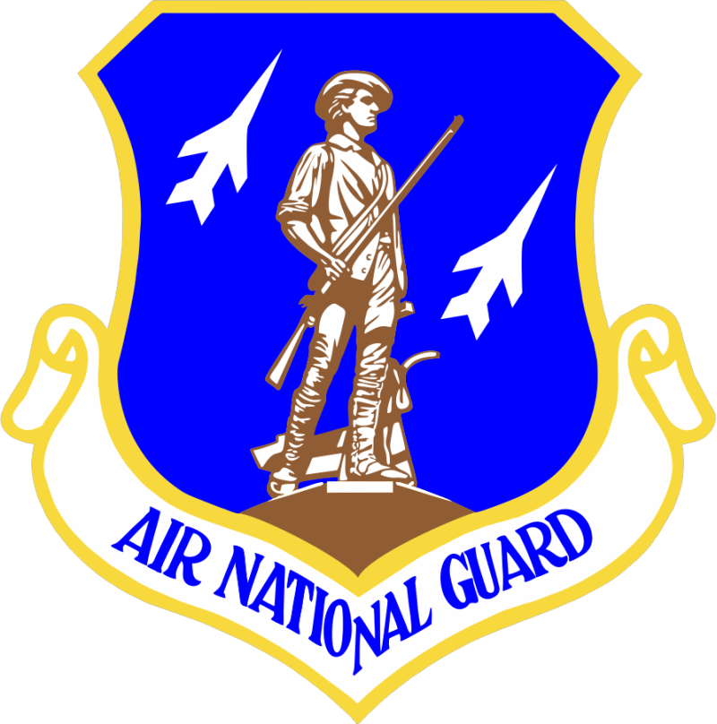 204 AS ANG Stylized Aircraft Full Color Patch PVC