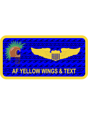 Image for 15 Wing Hawaiian Theme Name Tag