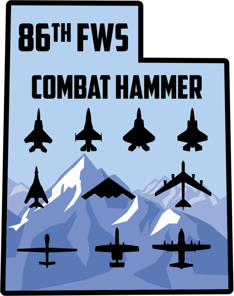 86 FWS Multiply Aircraft Combat Hammer Patch 2024