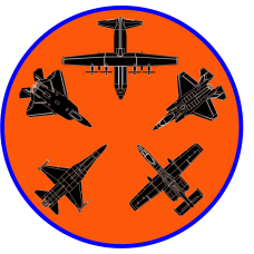 Image for 514 FLTS Aircarft Orange Background Patch