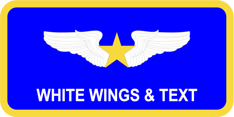 Starbase Holloman Academy Blue Name Tag 