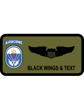 Image for HQ SOCSOUTH OD Green Name Tag