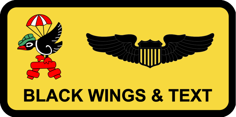 19 SOS Yellow Heritage Name Tag