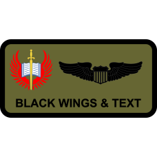 Image for 19 SOS OD Green Name Tag