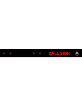 Image for 15 SOS Black Bag Tag, Hurlburt Field
