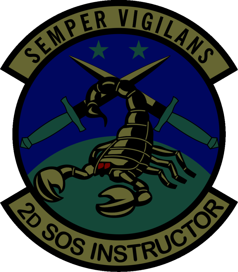 2 SOS Subdued Green Patch Instructor