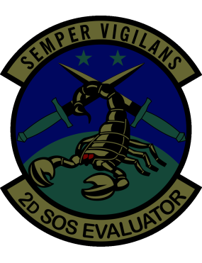 Image for 2 SOS Subdued Green Patch Evaluator