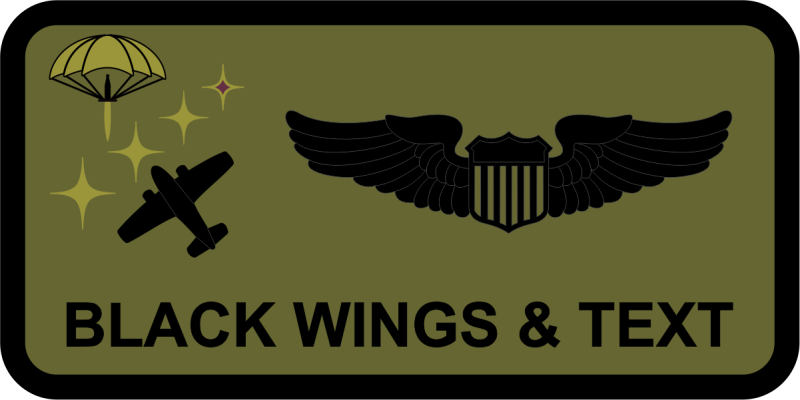 492 SOW OD Green Name Tag