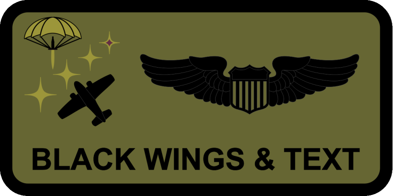 492 SOW OD Green Name Tag