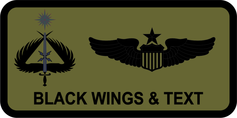 370 SOCTS Wing/Sword Name Tag