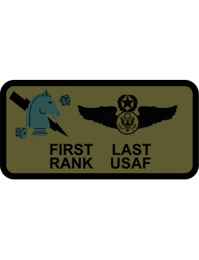 Image for 711 SOS Enlisted Facing Right Name Tag