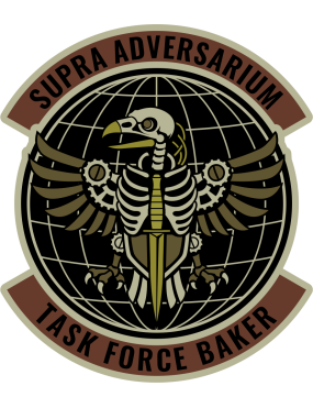 Image for Task Force Baker Skeletal Bird Patch
