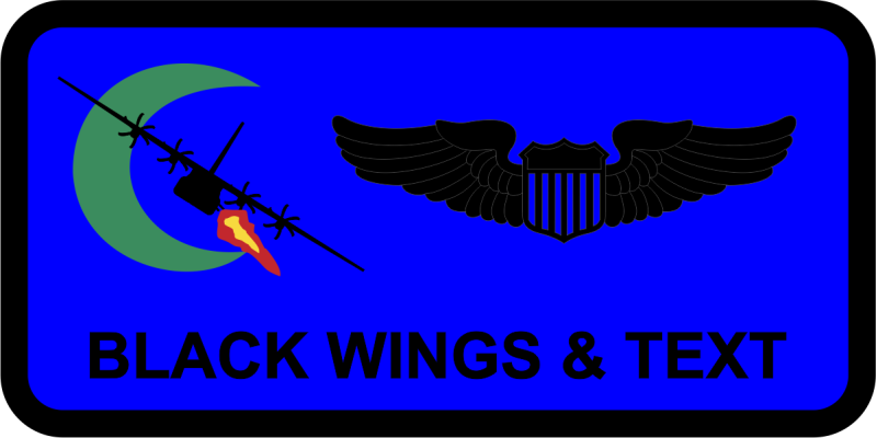 73 SOS C-130 Blue Name Tag