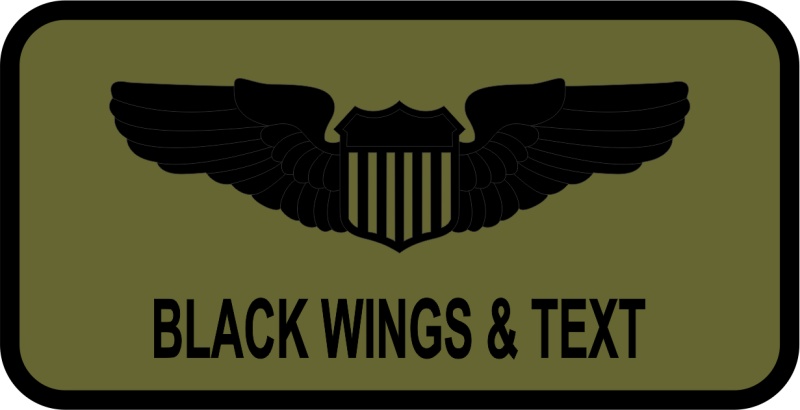 14 WPS OD Green Name Tag