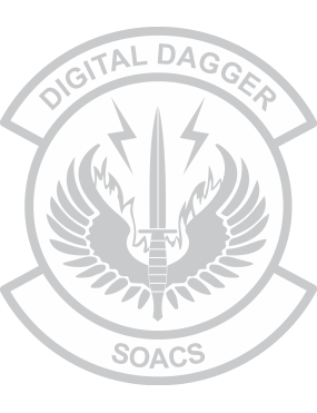 Image for AFSOC SOACS 20" White Sticker