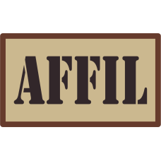 Image for AFFIL Duty Job Patch Desert