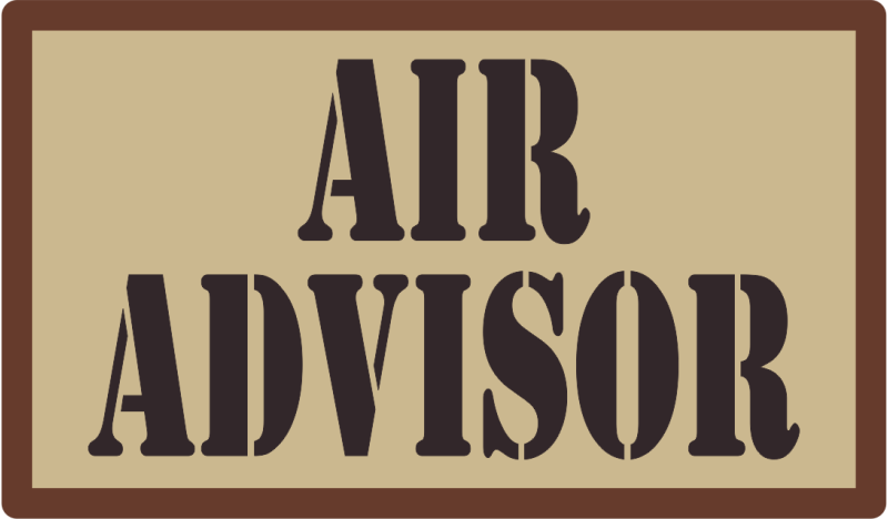 Air Advisor Duty Job Patch Desert 