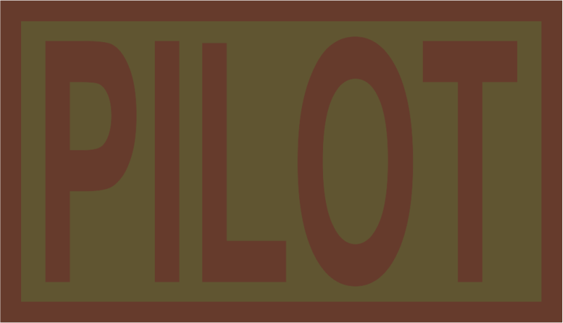 Pilot OCP Duty Job Patch 3.25"