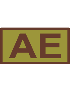 Image for 86 AES AE Duty Job Patch OCP Solid Colors