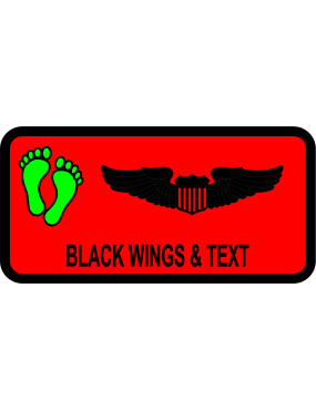 Image for 512 RQS Green Feet Logo Name Tag