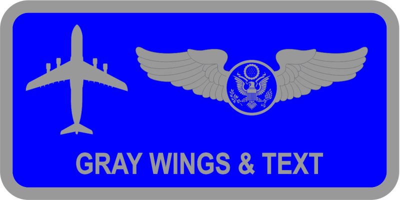 344 TRS C-5M Blue Name Tag