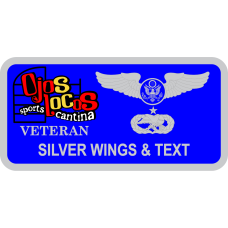 Image for Ojos Locos Veteran Name Tag