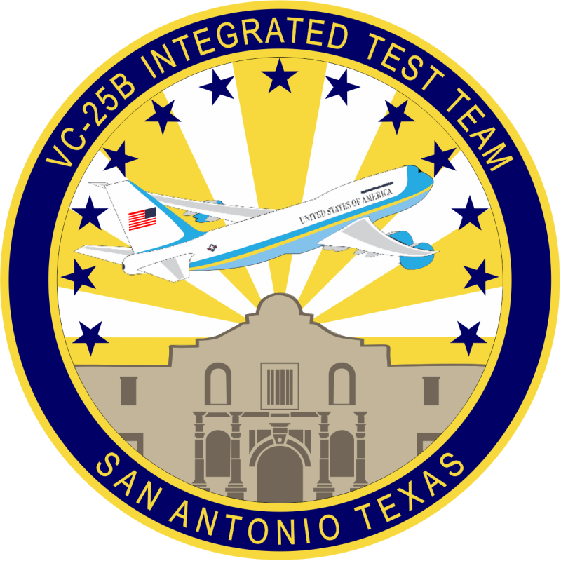 AFOTEC Det 5 VC-25B Patch - Yellow Sun Rays 