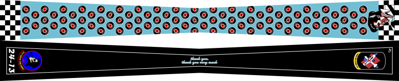 85 FTS "Fly With The King" Flight Scarf, Laughlin AFB