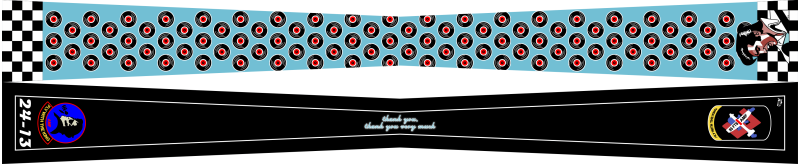 85 FTS "Fly With The King" Flight Scarf, Laughlin AFB