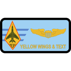 Image for 434 FTS F-100 Sabre Black Border Name Tag