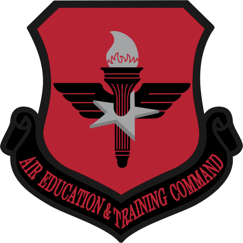 434 FTS AETC Red/Black/Gray Patch