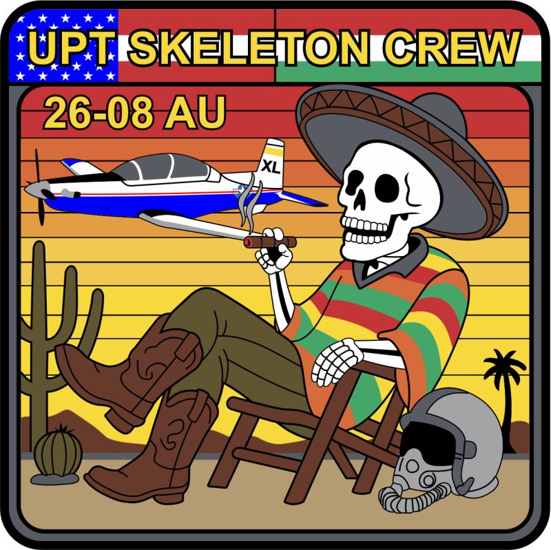 47 STUS XL Class 26-08 AU UPT Skeleton Crew Desert Colors Patch