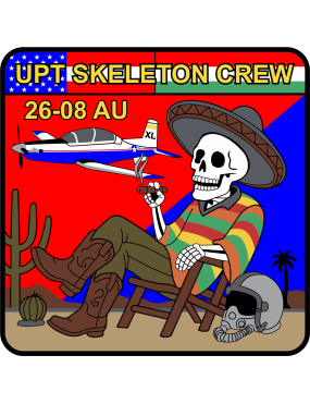 Image for 47 STUS XL Class 26-08 AU UPT Skeleton Crew Red/Blue Patch