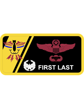 Image for 47 OG Bomb with Wings Weekday Name Tag