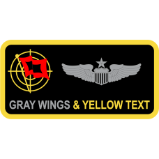 Image for 34 CTS Red Flag Name Tag