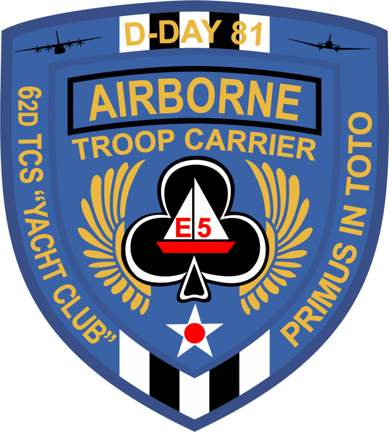 62 AS D-Day 81 Anniversary Patch