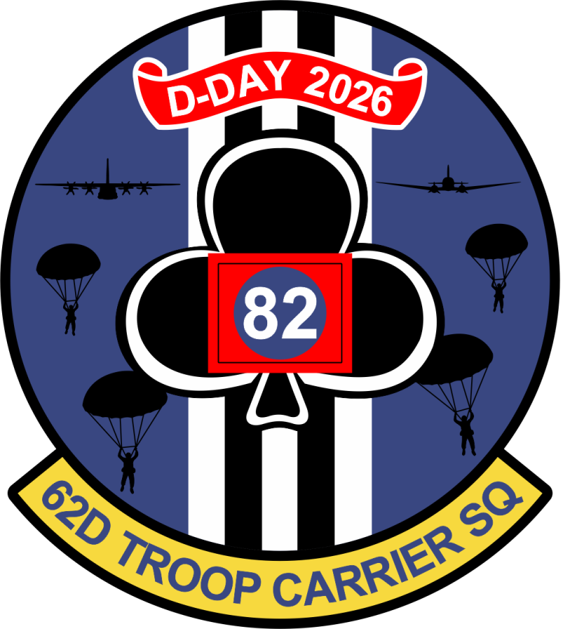 62 AS - 62D Troop Carrier Sq D-Day 2026 Patch