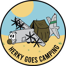 Image for 61 AS Herky Goes Camping Patch