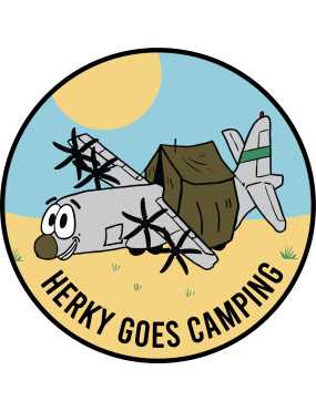 Image for 61 AS Herky Goes Camping Patch