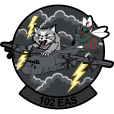 Image for 102 EAS C-130 Cat & Hornet Gray Patch