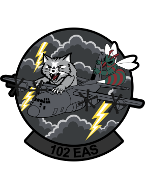 Image for 102 EAS C-130 Cat & Hornet Gray Patch