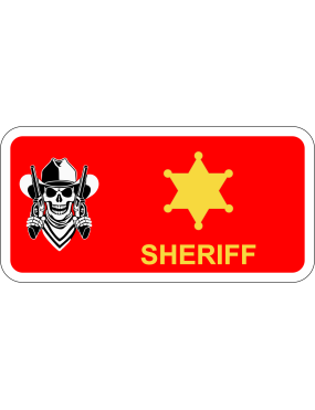 Image for 56 OSS Sheriff Name Tag