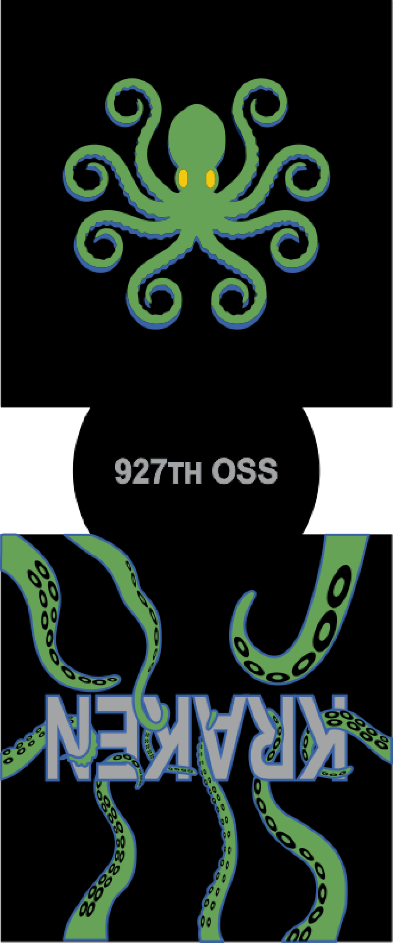 927 OSS Kraken Koozie