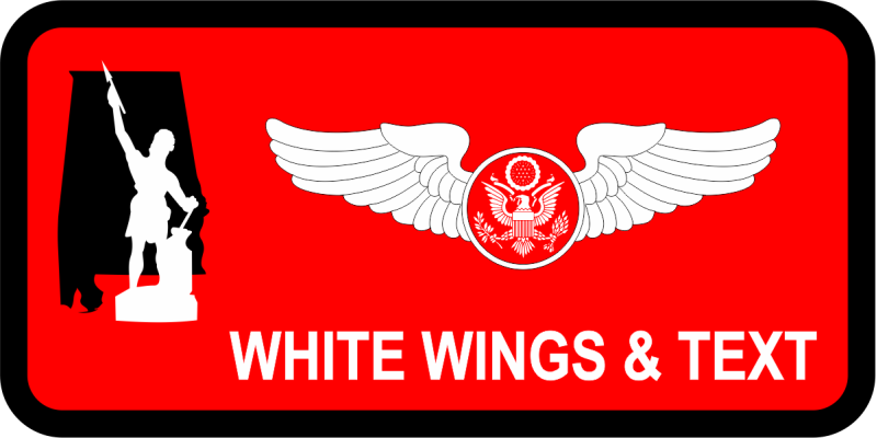 99 ARS Red Vulcan Name Tag 