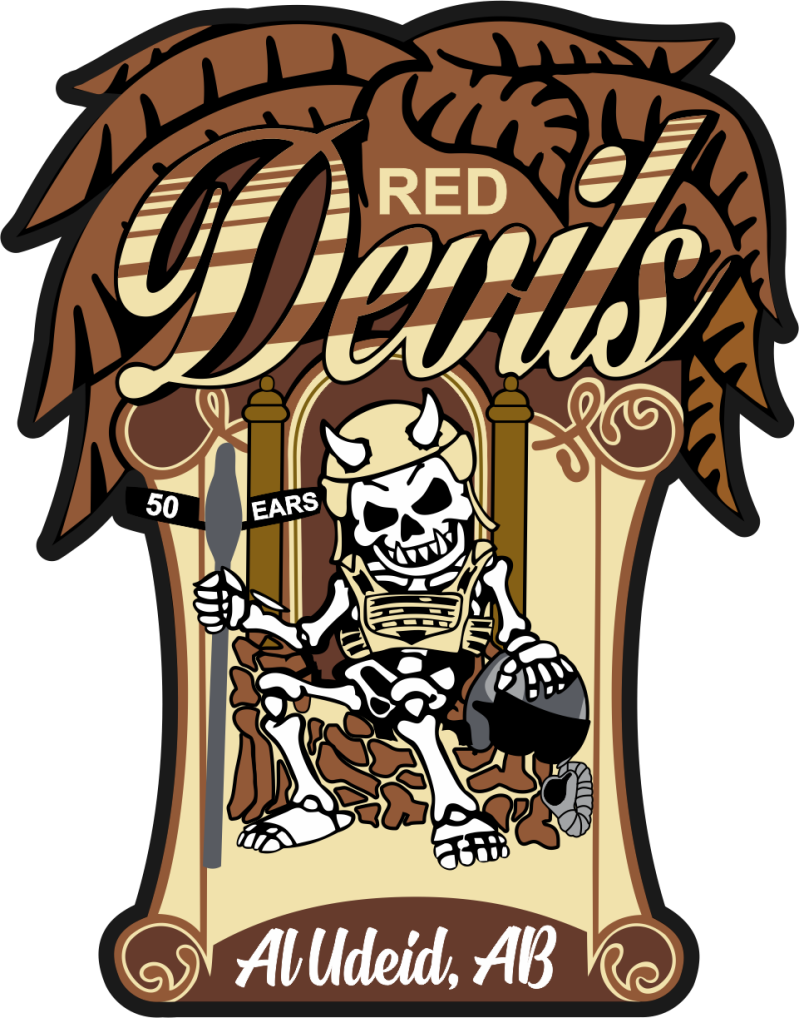 50 EARS Desert Al Udeid Emb Patch